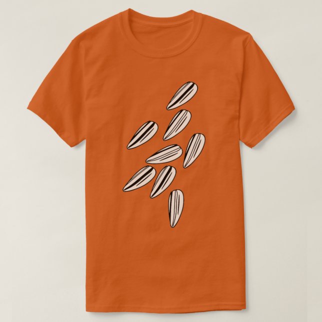 Camiseta Semillas de girasol (Diseño del anverso)