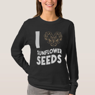 Camiseta Semillas de Girasol Frutos Secos Aperitivos Bonito