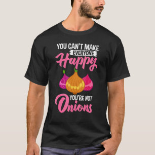 Camiseta Semillas de plantas de cebolla roja