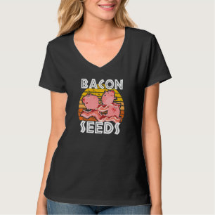 Camiseta Semillas de Tocino, Cerdito Lindo para Hombres Muj