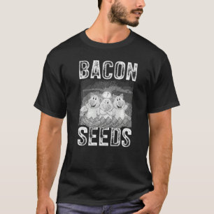 Camiseta Semillas de Tocino, Cerdito Lindo para Hombres Muj