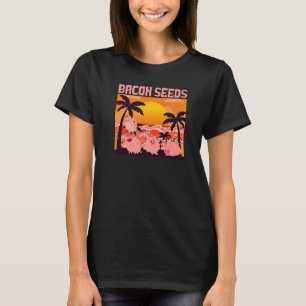 Camiseta Semillas de tocino retro, agricultor de Chicas de 