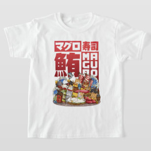 Camiseta Seminario de Sushi sobre Atún Gato Maguro