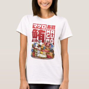 Camiseta Seminario de Sushi sobre Atún Gato Maguro