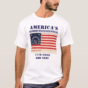 Camiseta Semiquincentenario de Estados Unidos USA 250 Bande