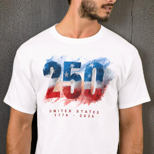 Camiseta Semiquincentenario EE. UU. 250 aniversario de Amér
