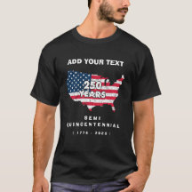 Camiseta Semiquincentenario Personalizada 1776 202