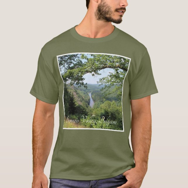 Camiseta Semois Valley View, Ardennes, Bélgica (Anverso)