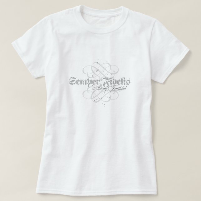 Camiseta Semper Fidelis - siempre fiel (Diseño del anverso)