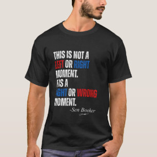 Camiseta Senador Cory Booker Esto No es un Momento de Izqui