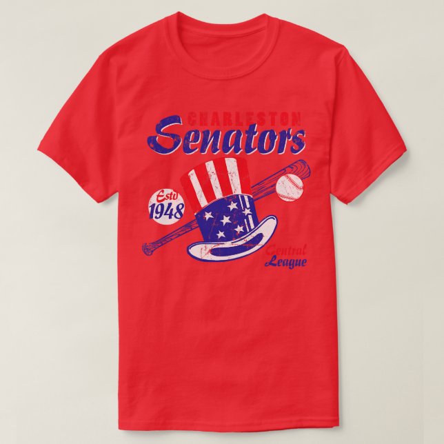 Camiseta Senadores de Charleston (Diseño del anverso)