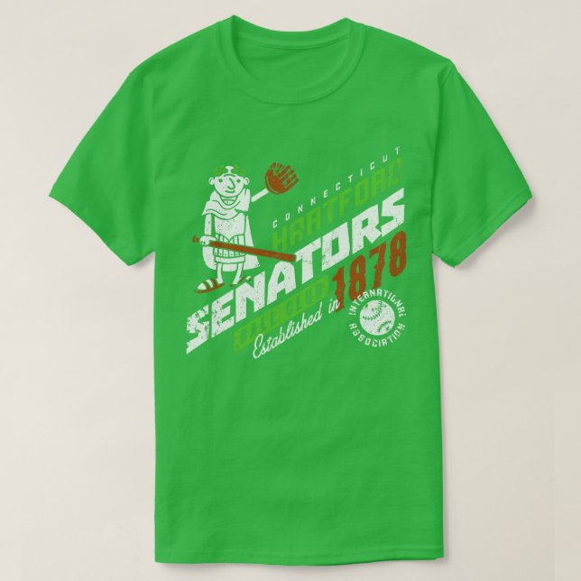 Camiseta Senadores de Hartford (Diseño del anverso)