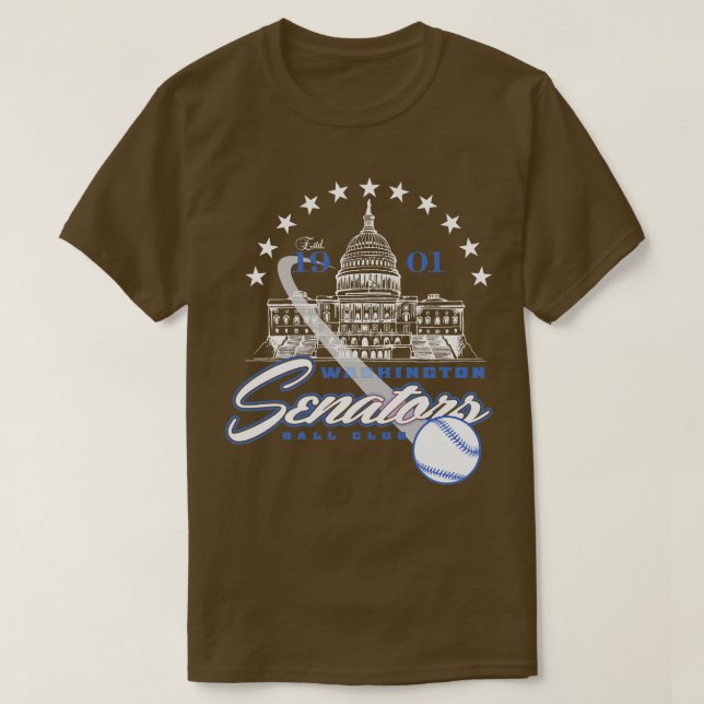 Camiseta Senadores de Washington (Diseño del anverso)