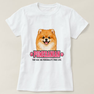 Camiseta 🐾 Señal de Amante de Pomerania 🐾