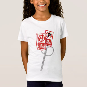 Camiseta señal de anarquía sin aparcamiento