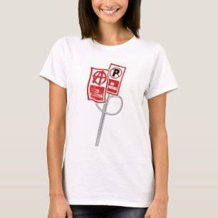 Camiseta señal de anarquía sin aparcamiento