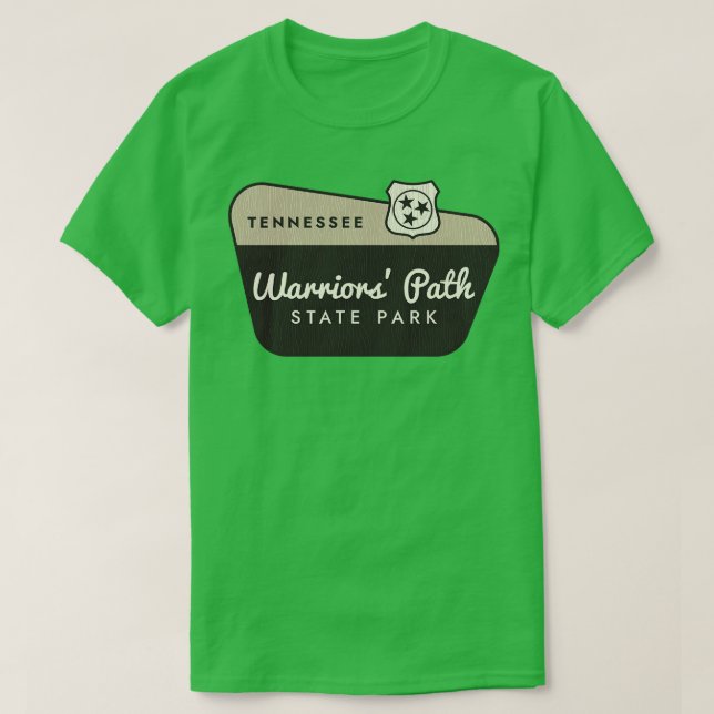 Camiseta Señal de bienvenida de Tennessee, Parque Estatal W (Diseño del anverso)