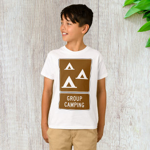 Camiseta Señal de Campamento en Grupo