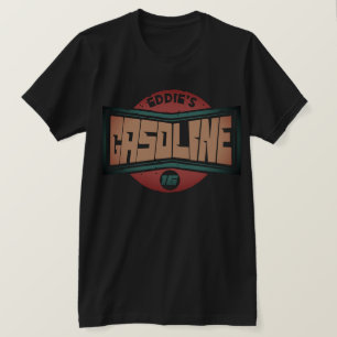 Camiseta Señal de gasolina vintage placa retro disfrazable 