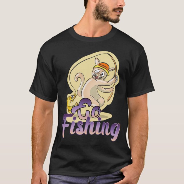 Camiseta señal de ir a pescar (Anverso)