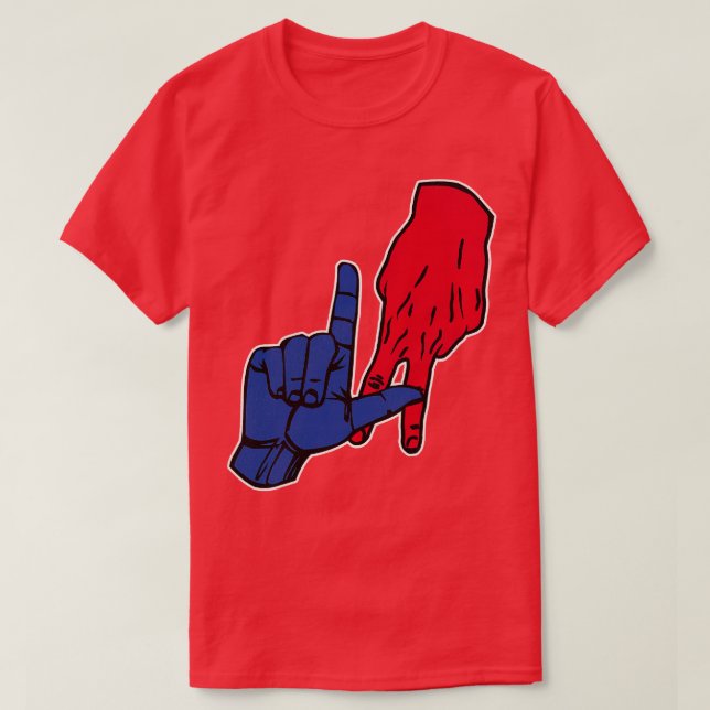 Camiseta Señal de la mano de CLIPPERS (Diseño del anverso)