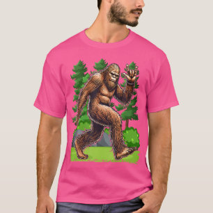 Camiseta Señal de lenguaje de manos Bigfoot te amo para Sas