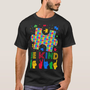 Camiseta Señal de mano de ser amable Lenguaje de señas ASL 