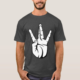 Camiseta Señal de mano del West Side Hip Hop retro