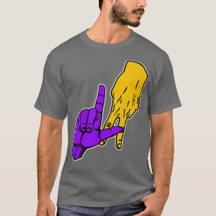 Camiseta Señal de mano LAKERS