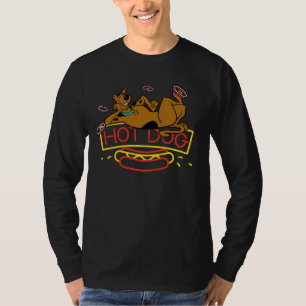 Camiseta Señal de neón del perrito caliente de Scooby-Doo