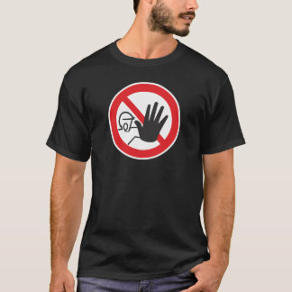 Camiseta señal de no acceso