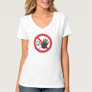 Camiseta señal de no acceso