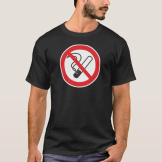 Camiseta señal de no fumar