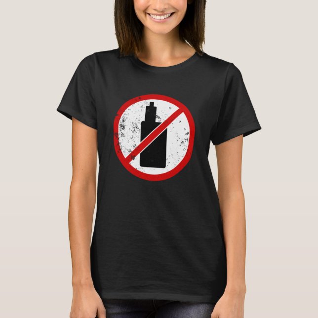 Camiseta Señal de No Vaporizar (Anverso)