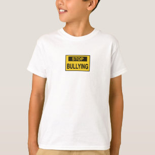 Camiseta Señal de Pare el Acoso amarillo
