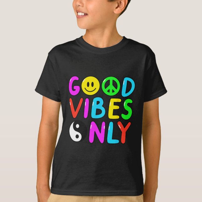 Camiseta SEÑAL DE PAZ AMO a la sala de disfraces Groovy Hip (Anverso)