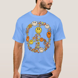 Camiseta SEÑAL DE PAZ AMO Hallowe de Hippie Groovy de 60's 