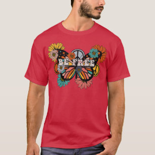 Camiseta SEÑAL DE PAZ AMOR Halloween hippie de los años 60