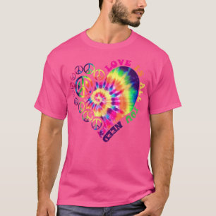 Camiseta SEÑAL DE PAZ AMOR Halloween hippie de los años 60