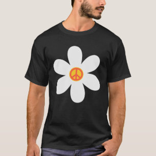 Camiseta SEÑAL DE PAZ AMOR Retro 60 Vibes Tie Dye Hippie