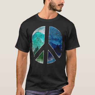 Camiseta Señal de Paz Naturaleza Paisaje de Vida Silvestre