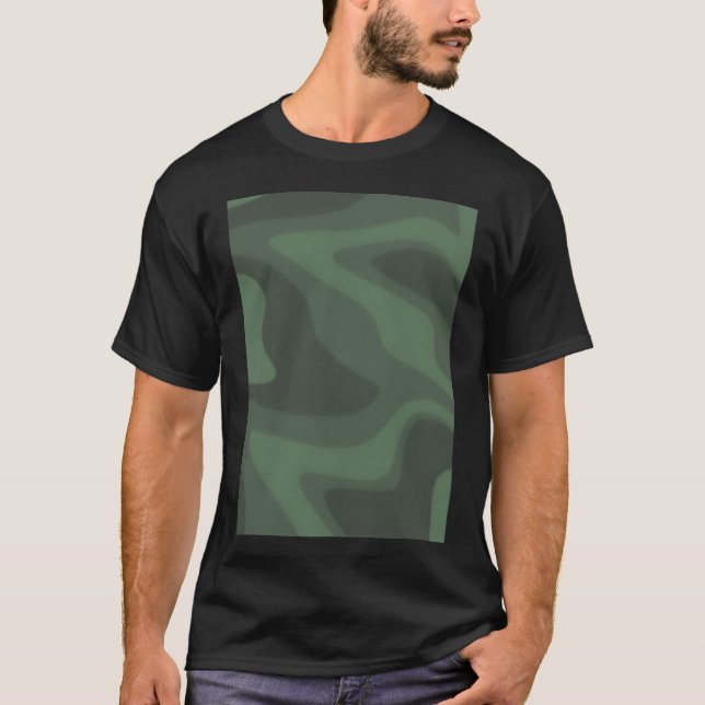 Camiseta Señal de Pesca en Azul (Anverso)