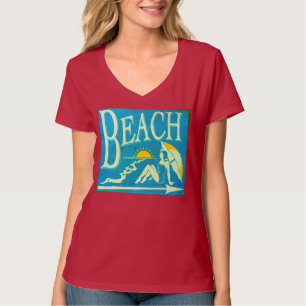 Camiseta Señal de playa de época Thunder_Cove