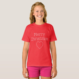 Camiseta Señal de punto de cruz navideña