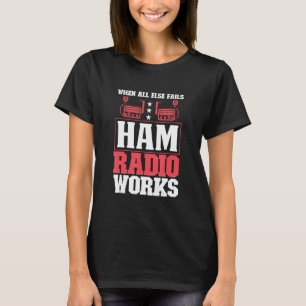 Camiseta Señal de radio amateur 1 del operador de radio de 