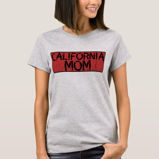 Camiseta Señal de señas angustiadas de California graciosa (Anverso)