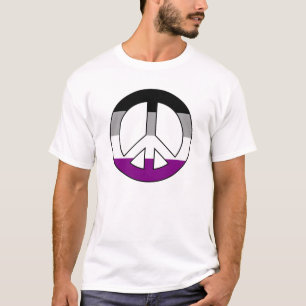 Camiseta Señal de signos de paz de asexualidad T-Shirt
