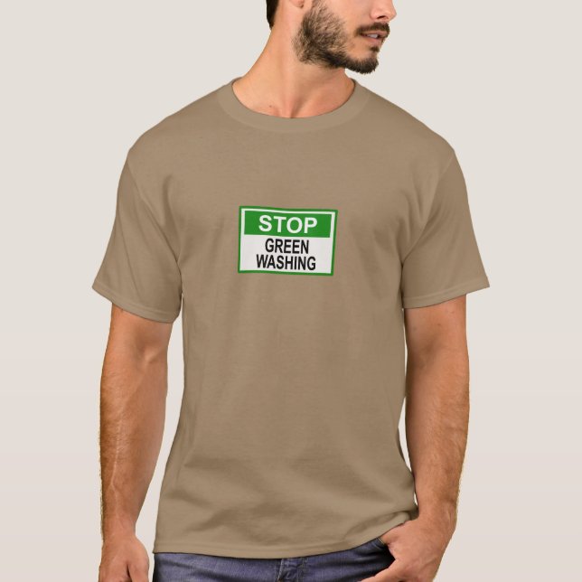 Camiseta Señal de Stop Greenwashing (Anverso)