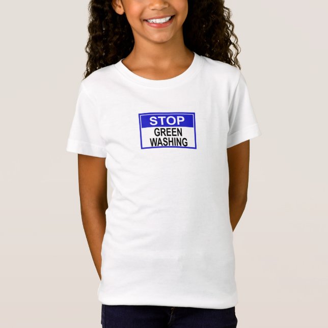 Camiseta Señal de Stop Greenwashing (Anverso)