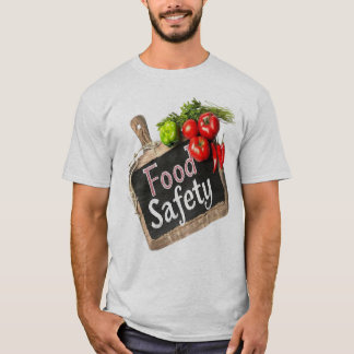 Camiseta Señal de tiza de higiene de cocina